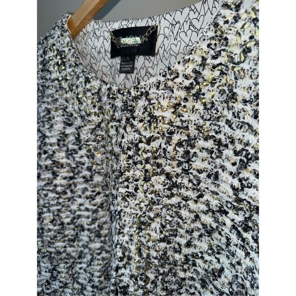 St. John Couture Amour Embellished Tweed Jacket Size 16 - Picture 10 of 12